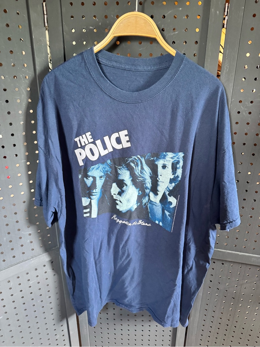2014 The Police Graphic Band Tee - Navy Blue Men’s Shirt